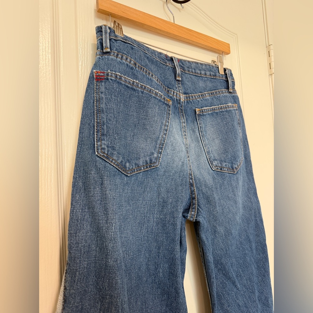 BDG Urban Outfitters Two Tone Panel Flare Jeans Size 27 High Rise - Picture 2 of 6